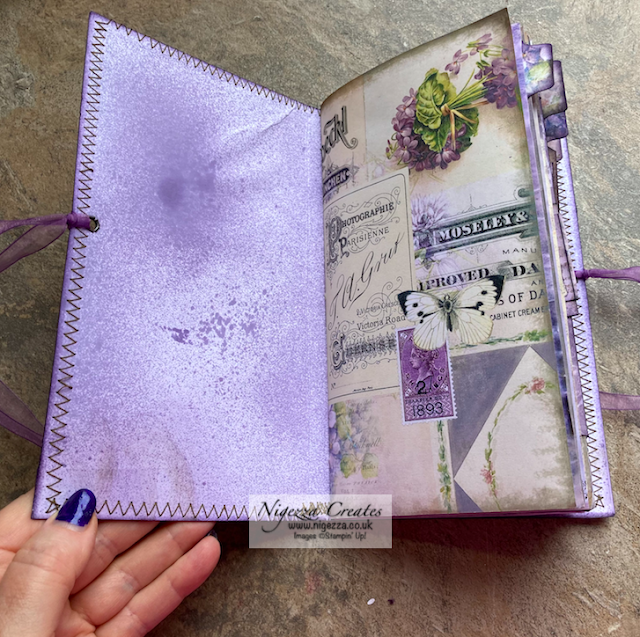 Purple Medley Journal Flick Through