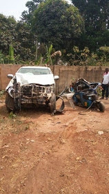 Sad News! Five dead in Imo as Hilux collides with tricycle  (PHOTOS)