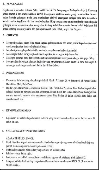 Mr Batu Pahat 1