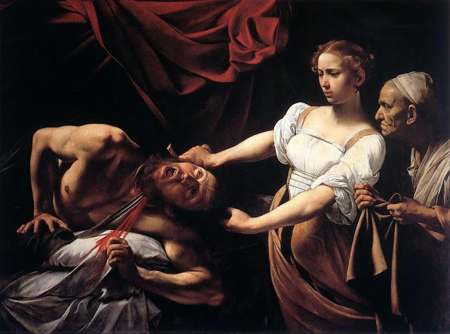 Caravaggio – Judith Beheading Holofernes [Giuditta e Oloferne, 1598]