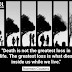 "Death is not the greatest loss in life. The greatest loss is what does inside is while we live."