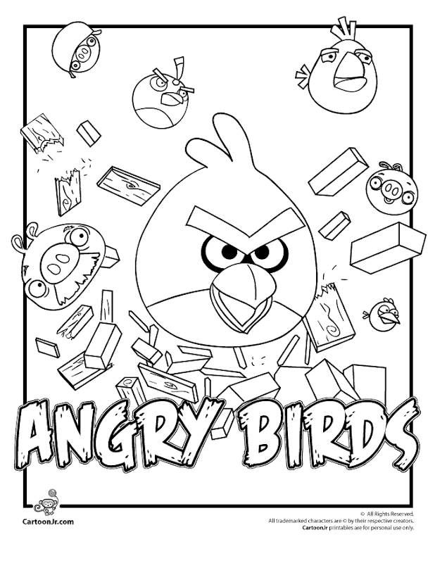 yellow angry birds coloring pages blue angry birds coloring pages pig  title=