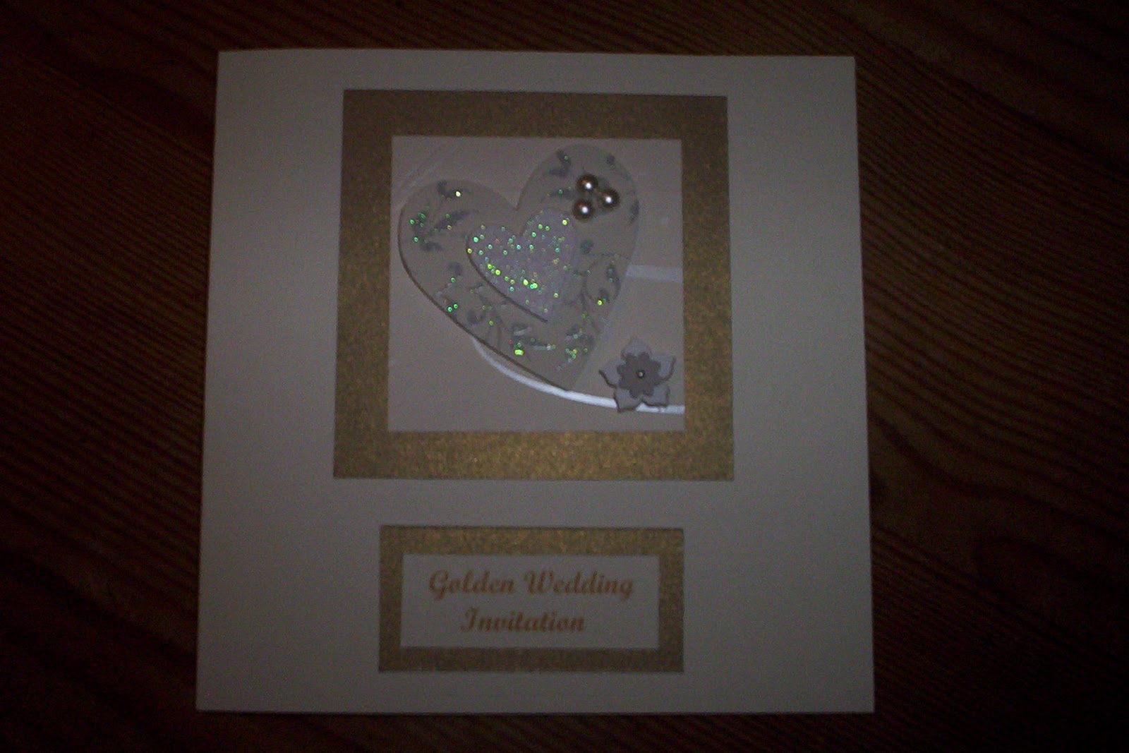 Golden Wedding Invitations