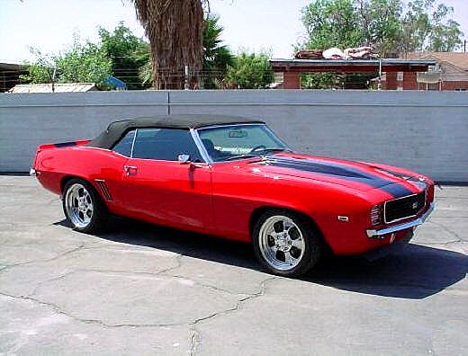1969 Camaro Muscle Car Red And Black Color Picture Posted by boedy at 1246
