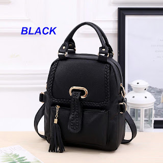 TAS RANSEL WANITA IMPORT TERBARU BACKPACK CEWEK KULIT FASHION MURAH DV4142FS# SEMI PREMIUM