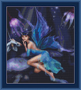 Night Forest Fairy 101111239 Free Cross Stitch Pattern