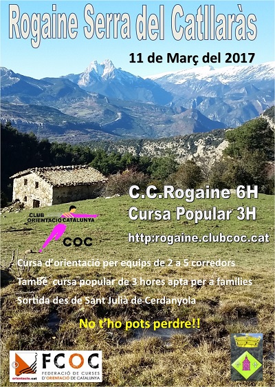  Rogaine Serra de Catllàras 2017