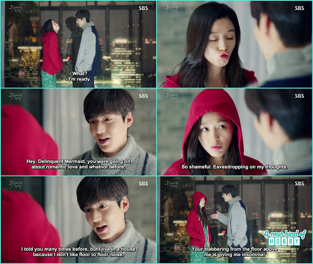 mermaid shim cheong ask a birthday kiss from joon jae - The Legend of the Blue Sea - Episode 16