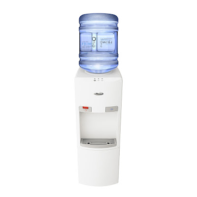 White office water cooler.