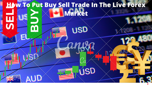 How To Put Buy Sell Trade In The Live Forex Market