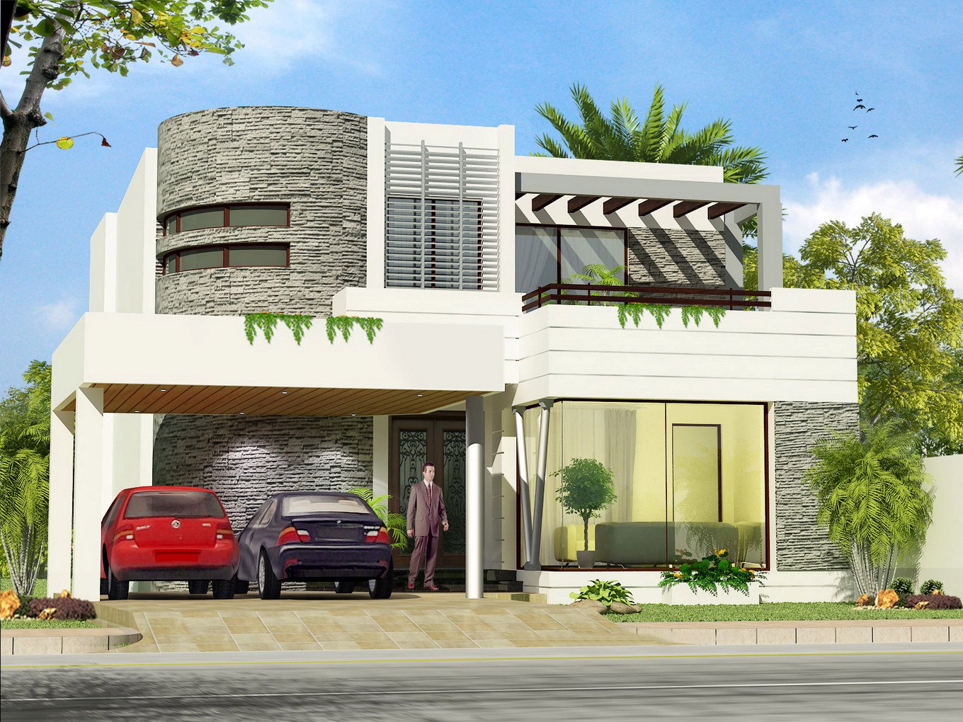 Modern Homes Beautiful Latest Exterior Homes Designs New Home Designs