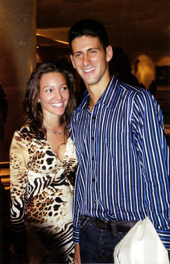 novak djokovic images. Novak Djokovic and his girl