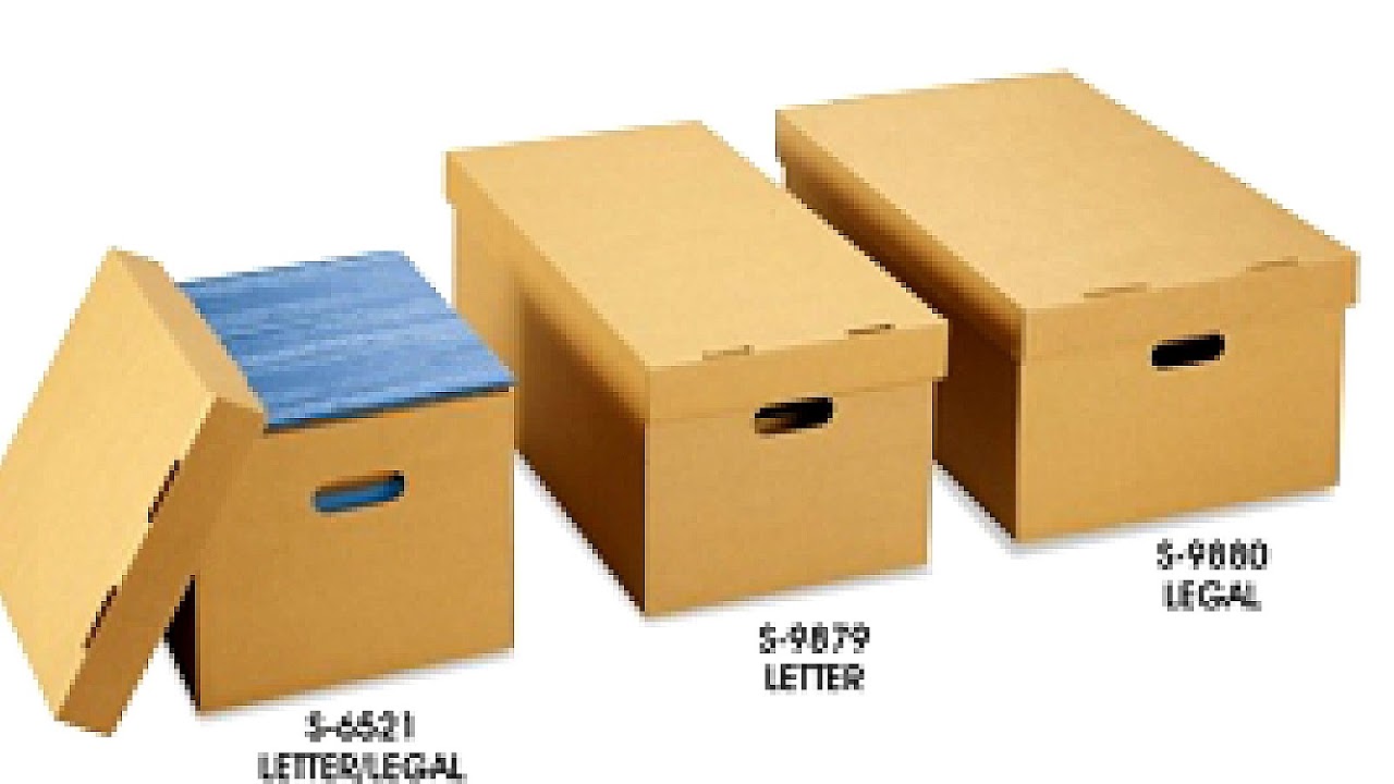 Paper File Boxes