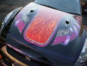 Super Car Nissan GT-R R35 Airbrush 1