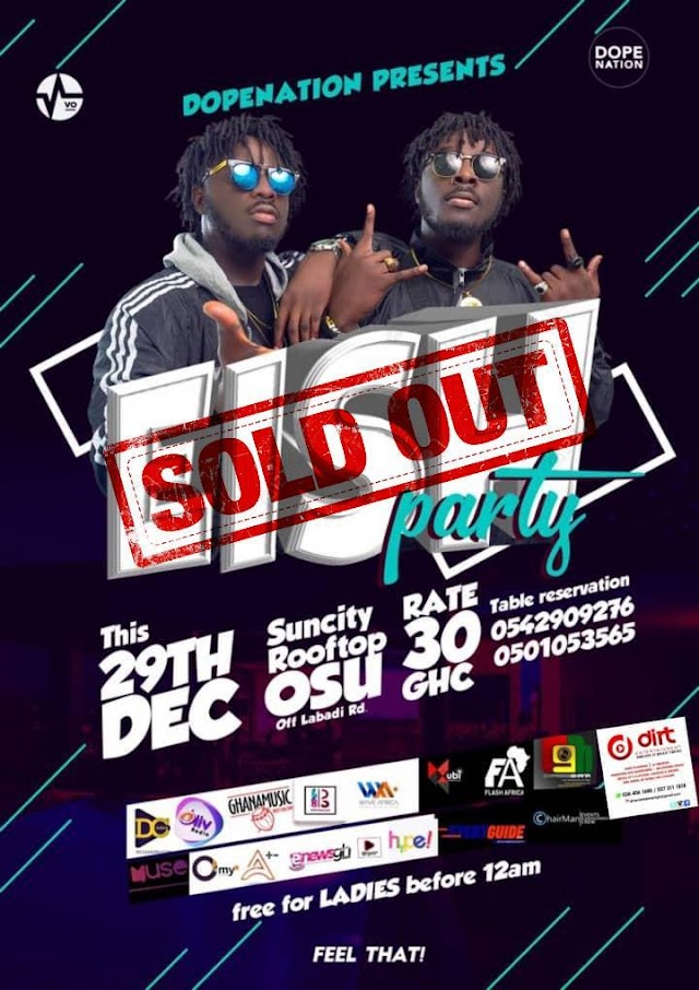 #EishParty tickets sold out, fans angry for not been allowed In