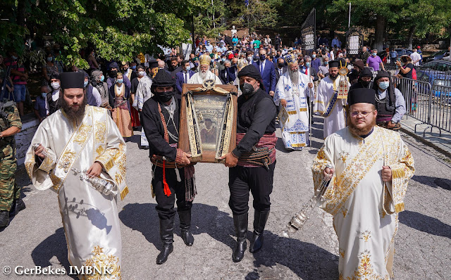 Με την τήρηση των πρωτοκόλλων πραγματοποιήθηκε ο εορτασμός στην Παναγία Σουμελά Βερμίου
