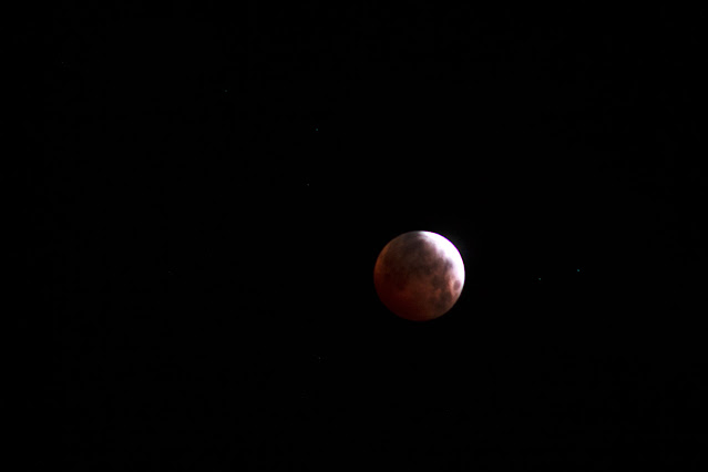 Pre-eclipse image, 4:01 am, DSLR, 300mm, 1 second exposure (Source: Palmia Observatory)