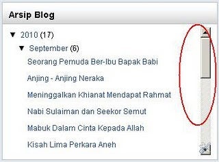 Cara Memasang Fungsi Scroll Di Arsip Blog