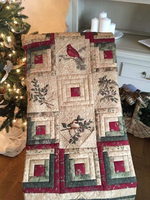 Easy Log Cabin Quilt Block Pattern