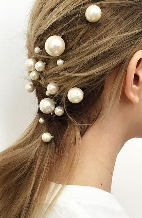 Pearls: the fashion trend that’s taking over hair and beauty