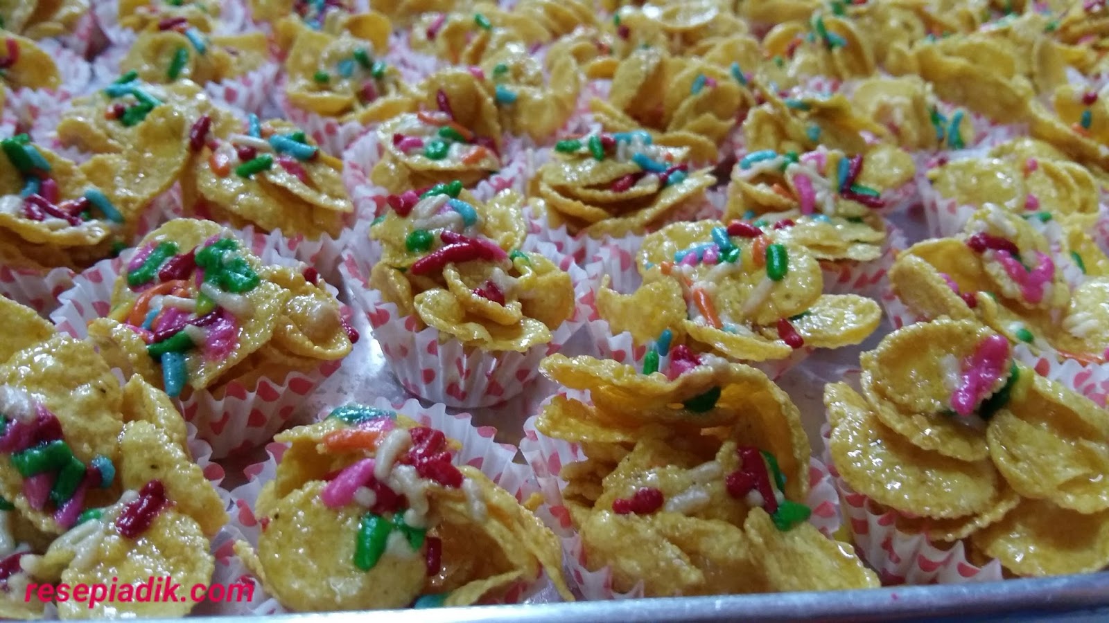 Resepi Cornflakes Madu - Resepi Adik