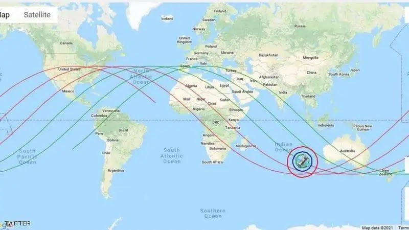 The International Astronomy Center confirms the time and place of the stray Chinese missile