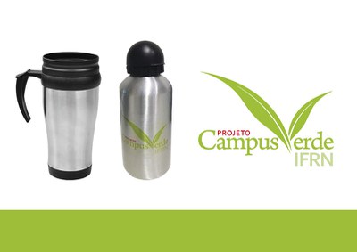 Projeto Campus Verde promove campanha para a redução do uso do copo descartável 