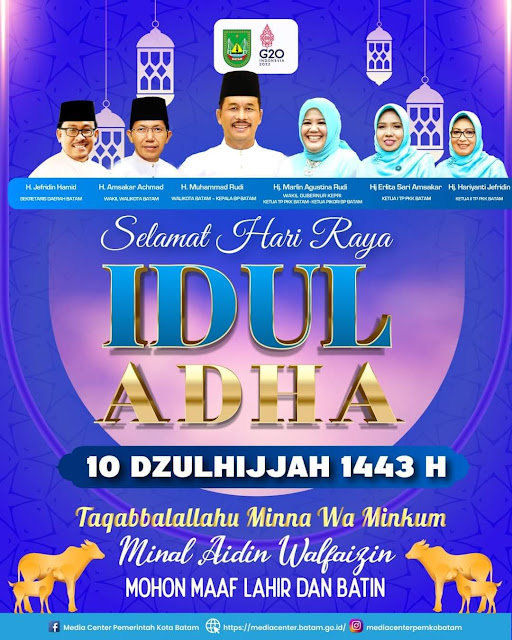 Rudi - Amsakar Ucapkan Selamat Hari Raya Idul Adha 1443 H