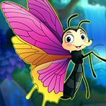 Play Games4King Joyous Butterfly Escape