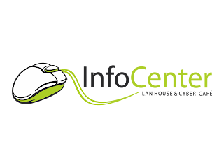 Logo InfoCenter Lan House e Cyber Café Vector Format CDR, PNG, EPS Ai