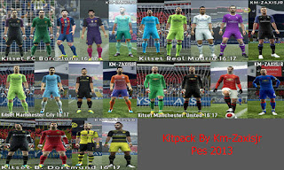 Kitpack 2016-2017 Pes 2013 By Zaxis JR