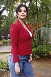 Actress Ritika Singh Stills at Hatya Movie Trailer Launch