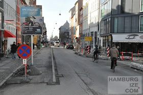 Kopenhagen, Gothersgade - Radwegebau