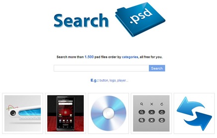 Buscador de archivos PSD