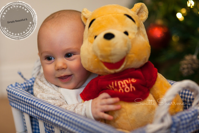 Cute baby Christmas pic A4