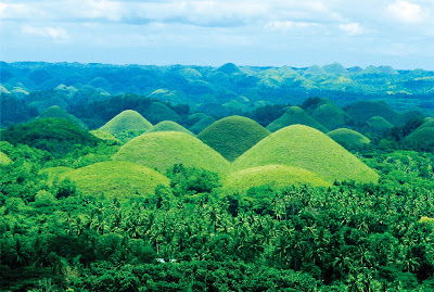 Chocolate Hills at daytime