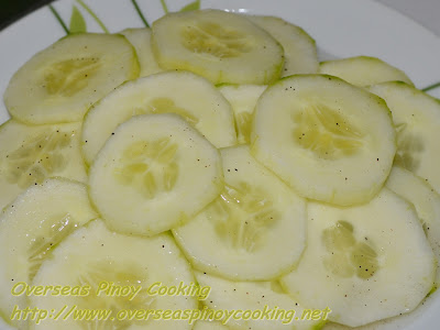 Crunchy Ensaladang Pipino