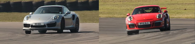 Tachometer Blog | Track Battle: Porsche 911 Turbo S vs. Porsche 911 GT3 RS