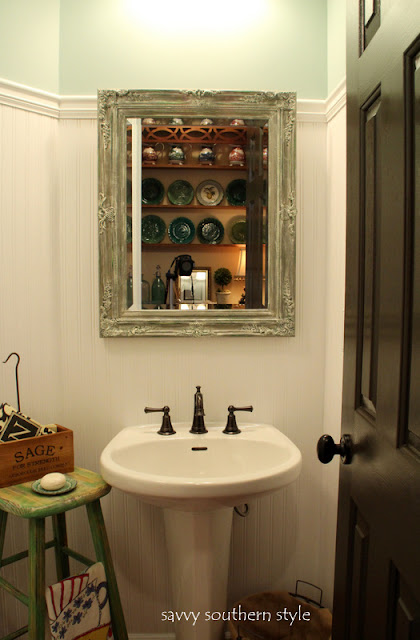 Savvy Southern Style: The Powder Room