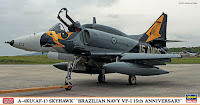 Hasegawa 1/48 A-4KU(AF-1) SKYHAWK 'BRAZILIAN NAVY VF-1 15th ANNIVERSARY' (07423) English Color Guide & Paint Conversion Chart