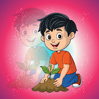 Play Help The Boy Planting A Plant
