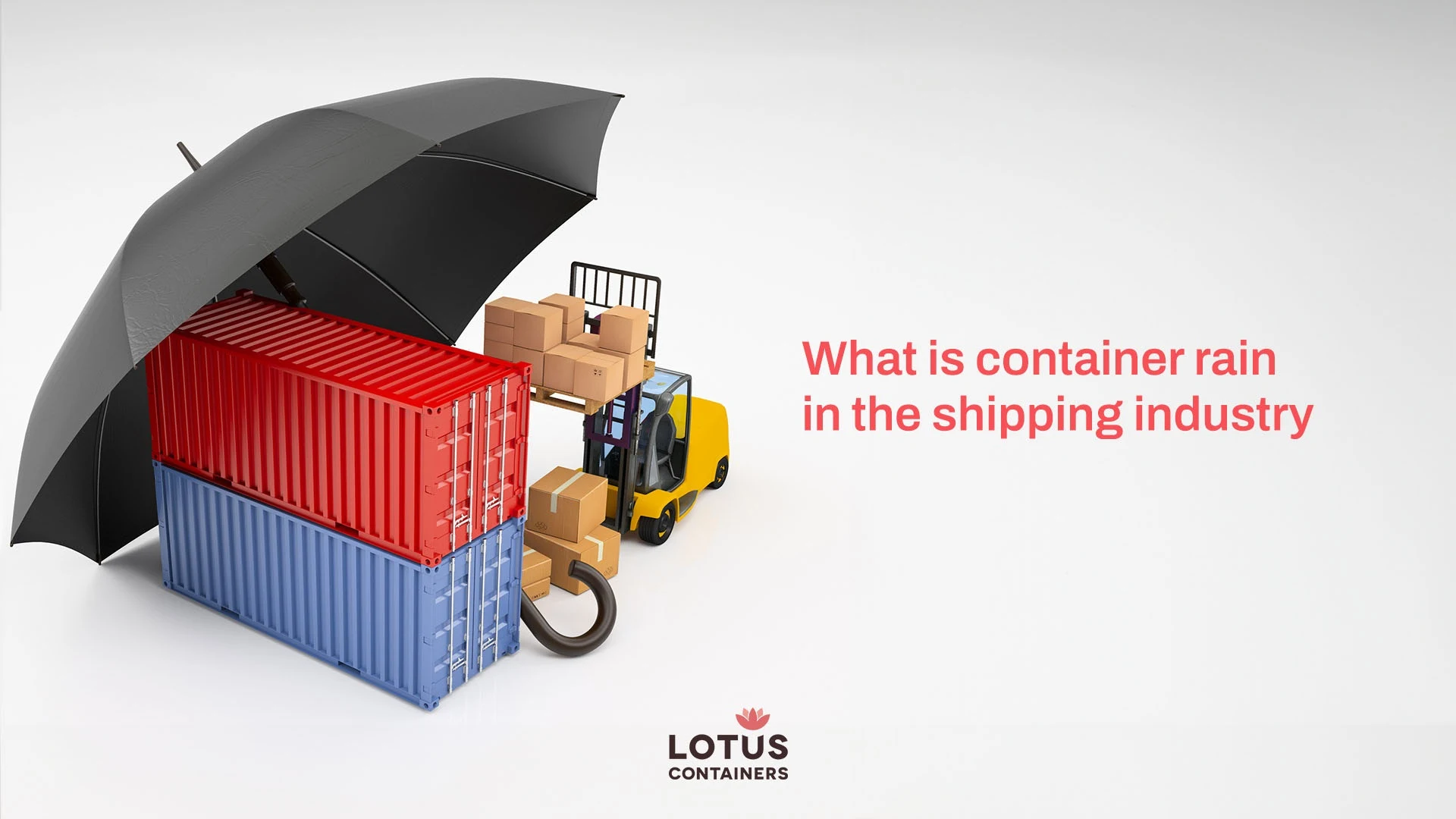 Container rain in the shipping industry