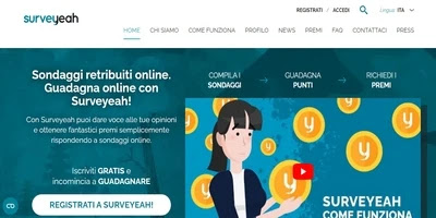 Surveyeah homepage