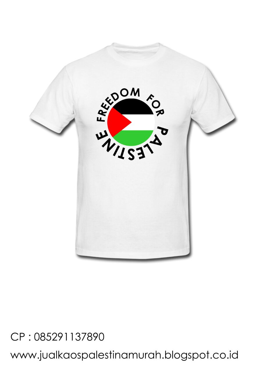 Jual Kaos Palestina Desain Logo