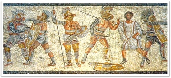 gladiadores retratados