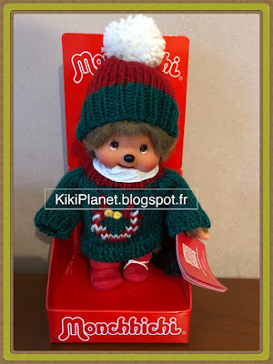 Monchhichi garçon joyeux noël - référence 28810