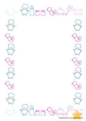 Bordes con dibujitos infantiles