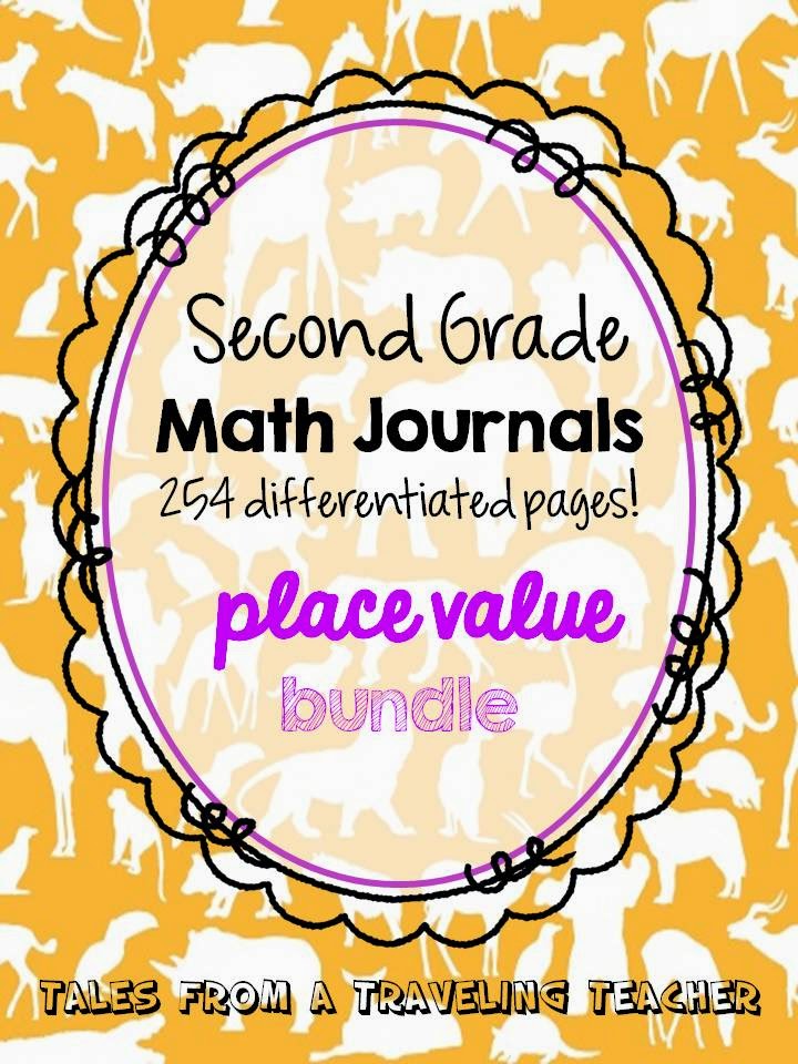 http://www.teacherspayteachers.com/Product/Math-Journals-Place-Value-Printables-for-Second-Grade-BUNDLE-1259454