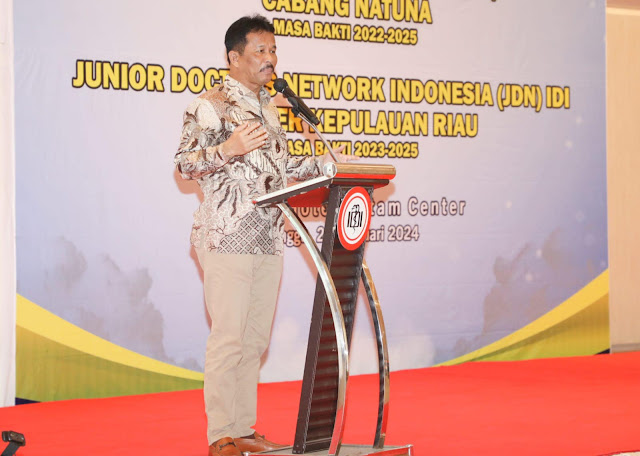 Walikota Rudi Hadiri Pelantikan Pengurus IDI Kepri Masa Bakti 2023-2026