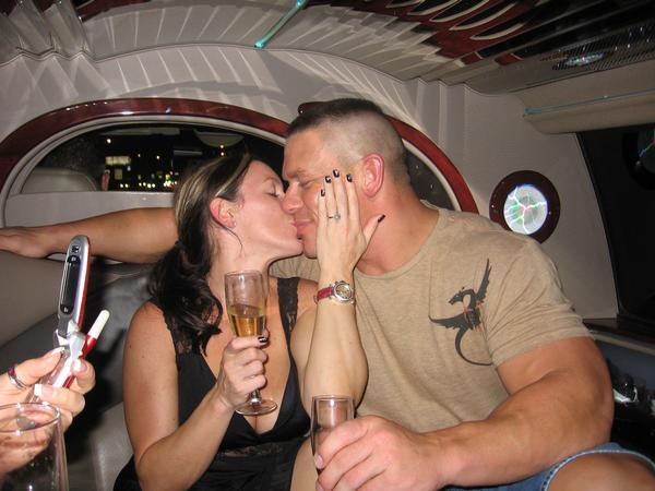 John Cena with wife Elizabeth